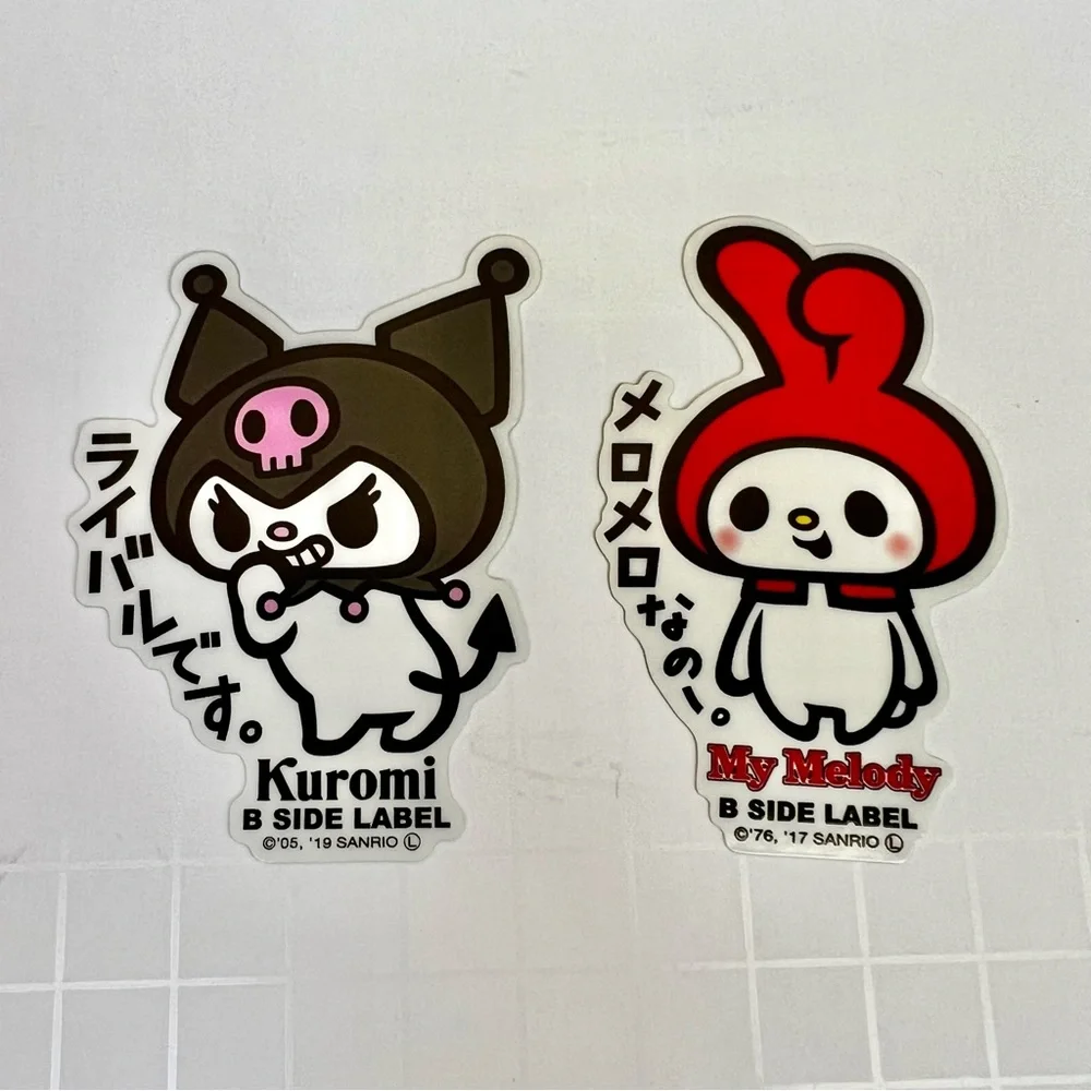 My Melody & Kuromi Kawaii Sanrio Collectible Sticker Set Japan NEW Free Shipping